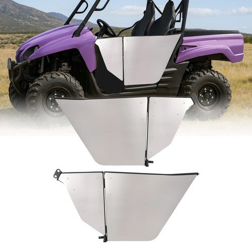 DURAFORCE Silvery Aluminium+Steel Powder Coated Full Door For Kawasaki Teryx 750 08-13