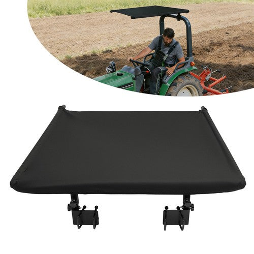 DURAFORCE Tractor Canopy Sun Shade Roof Top for Lawn Mower W/2"x2"/2"x3" ROPS UV Protect