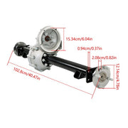 DURAFORCE Rear Axle Assembly For Club Car DS 1998+ & Precedent Tram 2004+ 1027717-01