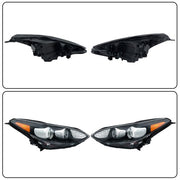 DURAFORCE 1Pair Headlights Assembly Set For Kia Sportage 2017-2022 Clear Halogen w/LED DRL