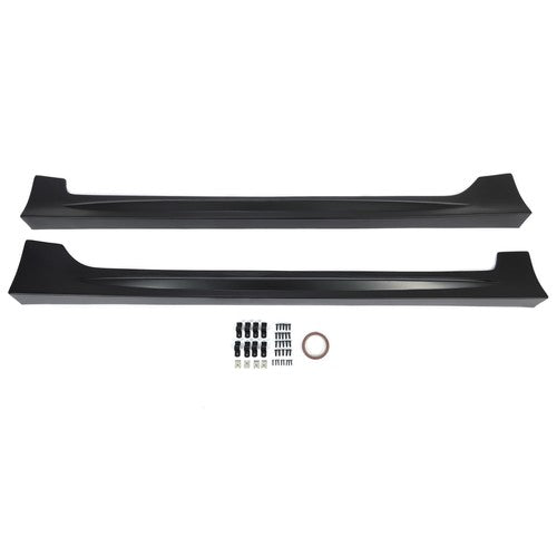 PP Mugen RR Style Side Skirts for Honda Civic Sedan 8th Gen 2006-2011 ABS Black