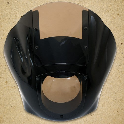 DURAFORCE Smoke Quarter Headlight Fairing Windshield For Harley Sportster 88-Up Dyna 95-05