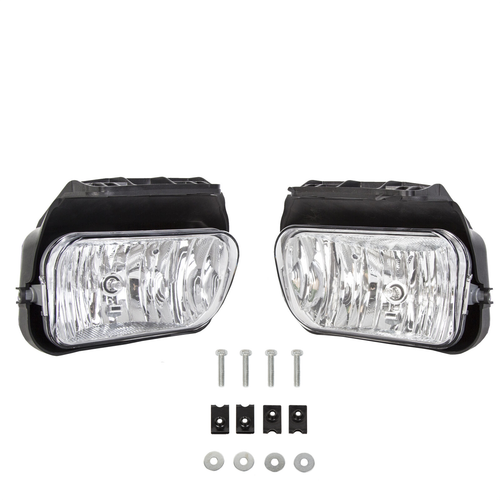 Pair Bumper Fog Lights Lamps Left Right for Chevy Silverado Avalanche 2003 2006