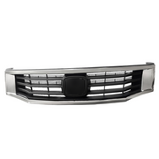 DURAFORCE HO1200189 Front Upper Bumper Grille Chrome Grill for Honda Accord 2008-2010