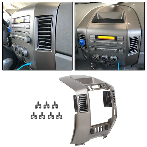 For 2004-2006 Nissan Titan Armada Instrument Cluster Dash Panel Radio Bezel