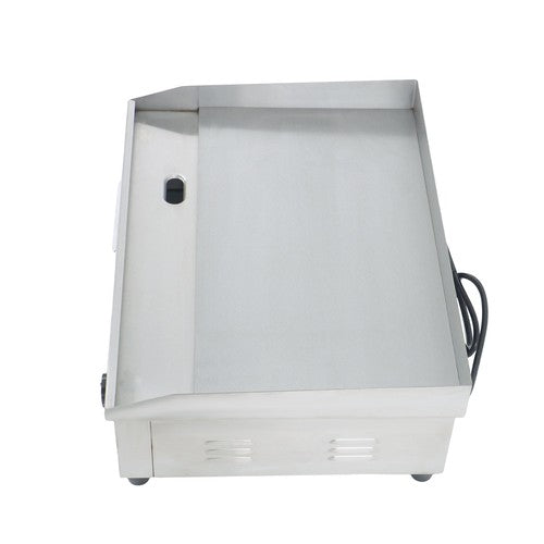 DURAFORCE Commercial Electric Griddle 1600W 22" Stainless Steel Flat Grill 50-300℃
