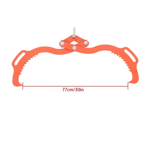 DURAFORCE 2 Claw Timber Log Lifting Tongs 30" Timber Claw Hook For Timber Log Tool