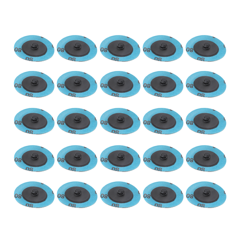 DURAFORCE 50 Pcs Grinder Sanding Grinding Discs 2 Inch 80 Grit Rotary Lock Sandpaper