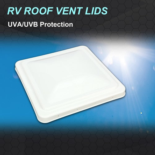 DURAFORCE For Camper RV Trailer Elixir Top Roof Vent Cover Lid Replacement 14" x 14"