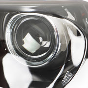 DURAFORCE For Honda Accord 2013-2015 LH+RH Headlights Headlamps Clear Lens Halogen Black