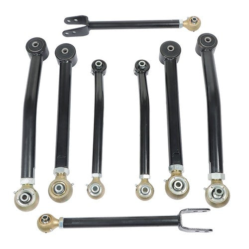 DURAFORCE 8pc For Jeep Wrangler JK 3.6L 3.8L 2007-2018 Adjustable 0-6" Lift Control Arms