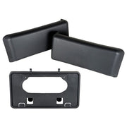 DURAFORCE For 2009-2014 Ford F-150 License Plate Frame Bracket & Bumper Guards Pads Front