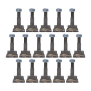 DURAFORCE 16 Pack Replacement Stump Grinder Teeth Compatible For Vermeer Yellow Jacket