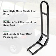 DURAFORCE Golf Cart Rear Seat Safety Grab Bar With Trailer Hitch for EZGO Club Car Yamaha