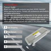 DURAFORCE For Mazda RX-8 2004 05 06-2011 Sun Visor Driver Left Side Gray FE88-69-320B-77