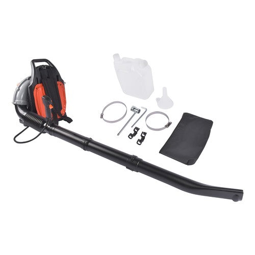 DURAFORCE Backpack Gas Powered Leaf Blower 63CC 2-Stroke 665CFM Air Volume 2700W Gasoline