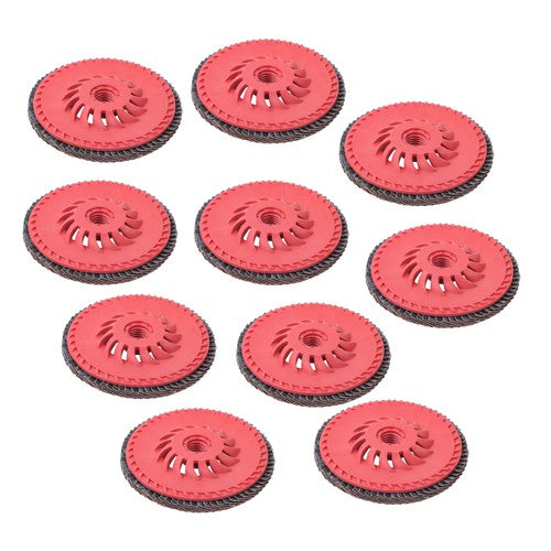 DURAFORCE 4-1/2" x 7/8" Ceramic Grinding Wheel Type 29 Flap Discs 10 Pack 60 Grit