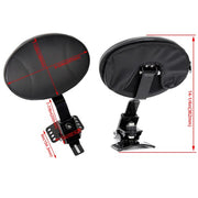 DURAFORCE Plug-in Driver Rider Backrest Pad For Harley CVO Touring Road King Glide 97-24