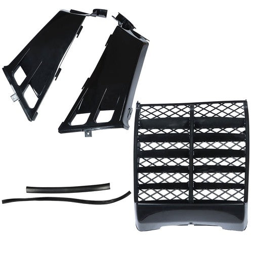DURAFORCE Plastic Gas Tank Side Cover & Grill For Yamaha Banshee 350 1987-2005 2006 Black