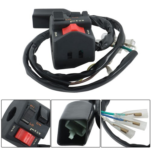 DURAFORCE For Honda ATC 350X 1986 SWITCH KILL/LIGHT/HI/LOW/ON/OFF Black