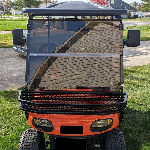 DURAFORCE For 2014- UP EZGO TXT Golf Cart Windshield Windscreen Fold Down Folding Tinted
