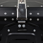 DURAFORCE 65L Black Motorcycle Tour Tail Box With Security Lock Waterproof Top Case