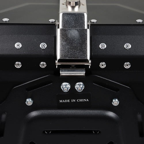 DURAFORCE 65L Black Motorcycle Tour Tail Box With Security Lock Waterproof Top Case