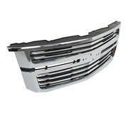 DURAFORCE Chrome Front Upper Grille For Chevy Tahoe/Suburban LTZ 2015 2016 2017-2020