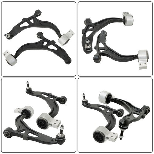 DURAFORCE For Ford Taurus Flex Lincoln 10Pcs Front Lower Control Arms Sway Bars Tie Rods