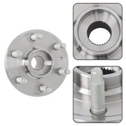 DURAFORCE 4pc Front Rear Wheel Bearing Hub Kit For Cadillac SRX 2010 2011 2012 2013-2016