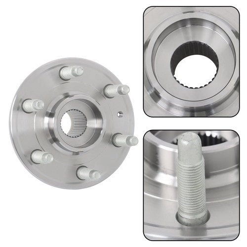 DURAFORCE 4pc Front Rear Wheel Bearing Hub Kit For Cadillac SRX 2010 2011 2012 2013-2016