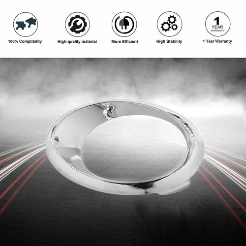 DURAFORCE Fog Light Bezel Trim Ring Left Side For Ford Fusion SE 13-16 DS7Z17E811AA