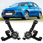 DURAFORCE For 2016 2017 2018 Hyundai Elantra Front Bumper Projector Fog Light Lamp w/Bulb