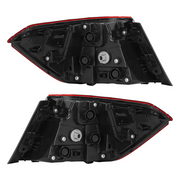 DURAFORCE Set Tail Lights Rear Lamps Outer Inner Side for 2022 2023 2024 for Honda Civic