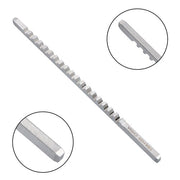 DURAFORCE 1/8" A Style 1/8" x 5" HSS Standard Keyway Broach With Shim LOC 13/64-1-1/8" New