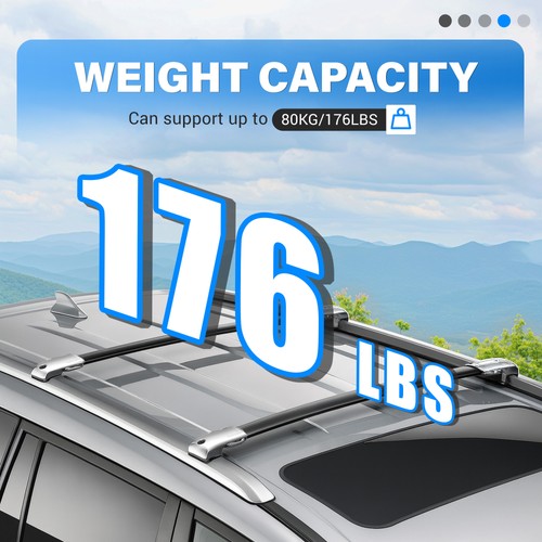 Roof Rack Luggage Aluminum #PT278-60170 #PT278-60091 For Lexus GX460 10-23