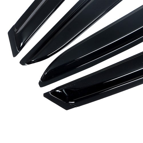 DURAFORCE 4x Window Visors Rain Guards Vents Smoke For Hyundai Elantra 2017 2018-2020