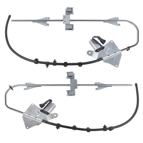 DURAFORCE 2PCS Power Window Regulator w/ 2-Pin Motor for Freightliner M2 Front Left+Right
