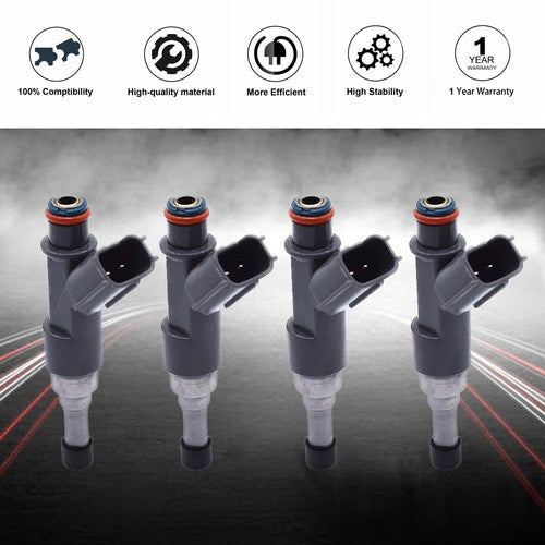 DURAFORCE Set of 4 Fuel Injectors Fit For 4Runner Toyota Tacoma 2.7L 2005-2013 23250-75100