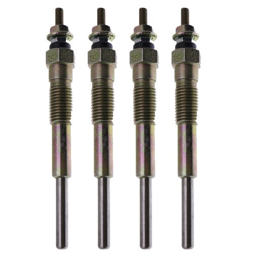 DURAFORCE 4Pcs Engine Glow Plug 19850-76006-71 for Toyota Skid Steer Loader 2J Engine 24V