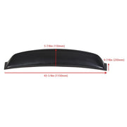 DURAFORCE For 2006-2015 13 14 Honda Civic 4DR Rear Window Roof Spoiler Visor Vent Wing ABS