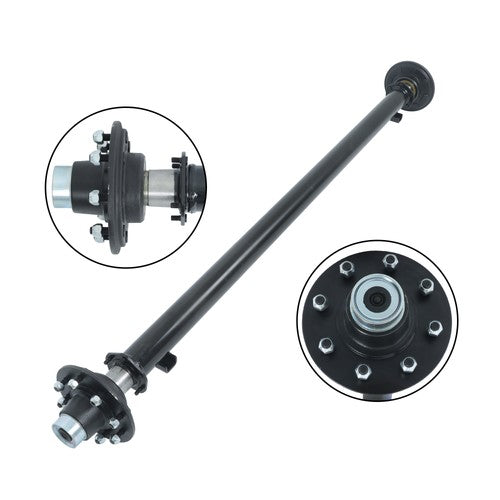 DURAFORCE 7000 lbs 7K TK Trailer Axle Idler 8 lug Boat Trailer Cargo Dump RV Utility Axle