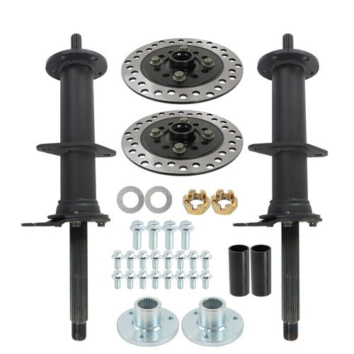 DURAFORCE Fit For 5" wheels 40" Rear Axle Kit With 3 Stud Hub Go Kart Golf Cart ATV US