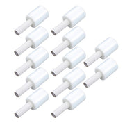 DURAFORCE 12 Rolls 5" in. x 1000FT 80 Gau Stretch Shrink Film Hand Wrap With Handle -CLEAR