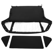 DURAFORCE Convertible Soft Top w/ Clear Window Black Sailcloth Vinyl For MG Midget 1970-80