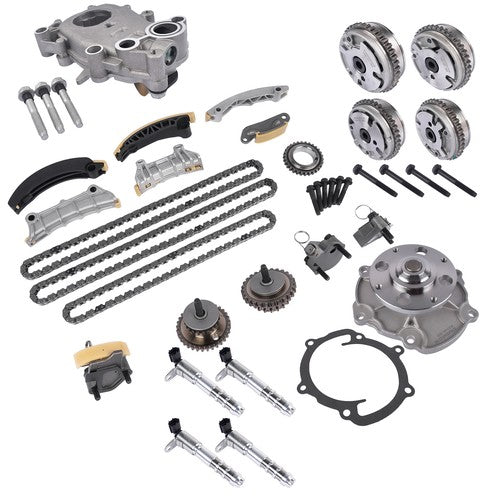 DURAFORCE Timing Chain Kit Oil & Water Pump VVT Sprockets for Cadillac ATS CTS GMC Acadia