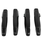 DURAFORCE Set of 4 Door Handle Black Front & Rear For Chevy GMC Tahoe Yukon Sierra 07-14