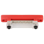 DURAFORCE Bus Bar Power Distribution Terminal Block Red & Black 6 Way 48V 150A Busbar
