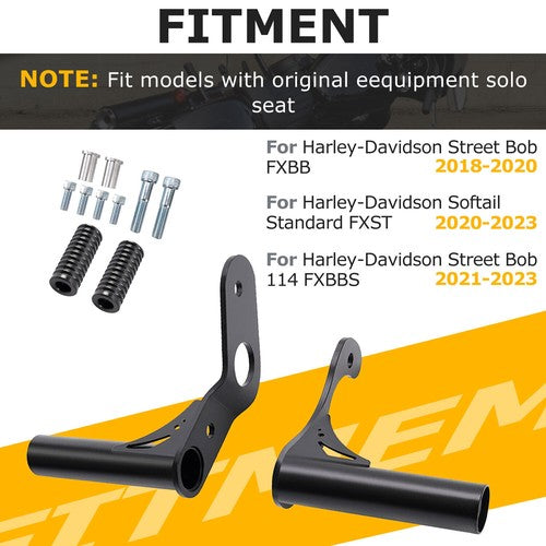 Rear Passenger Peg Crash Bar For Harley Street Bob FXBB Softail FXST 2018 2024