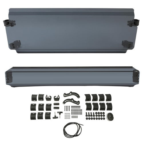 DURAFORCE Full Smoked Windshield For John Deere Gator RSX860i RSX850i XUV 550 2012-20
